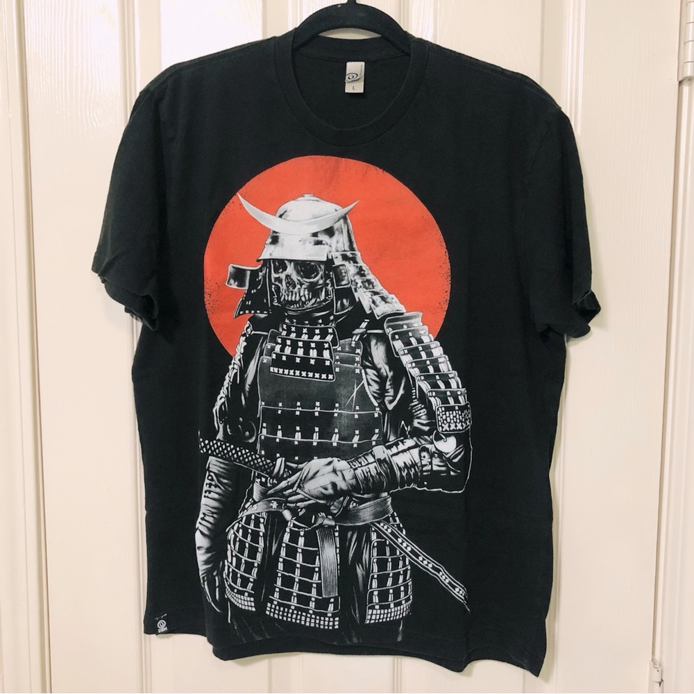 Design By Hümans Samurai T-Shirt, Men's Large, Black